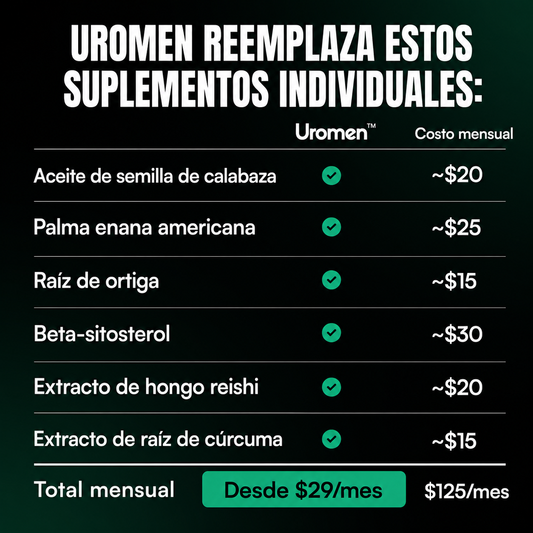 Fórmula Avanzada para Próstata | 6 Activos en 1 Cápsula por Día